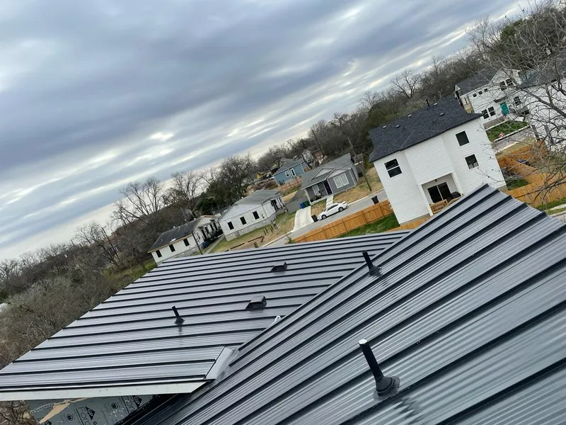 Standing seam metal roof panels with vents for Skylight Repair in Haledon